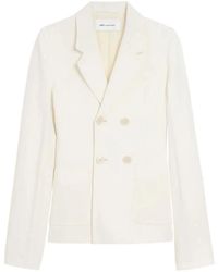 Ami Paris - Geknöpfte Bar Jacke Mit Pattentaschen, Zweireihig - Lyst