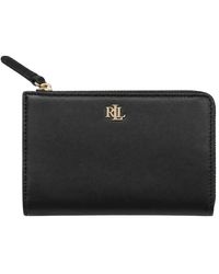 Ralph Lauren - Kleine Portemonnee Met Dubbele Vouw - Lyst