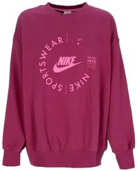 Nike - Crewneck Sweatshirt Sportswear Fleece - Lyst