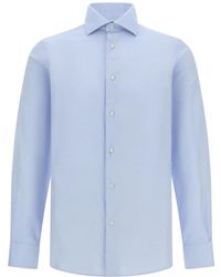 BOGGI - Ultimate Non Iron Regular Fit Gestreiftes Baumwollhemd - Lyst