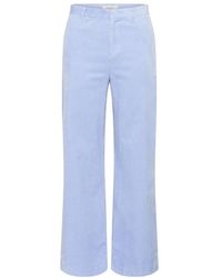 Part Two - Broeken ,Blauw ,Clarisse Pw Pa Bukser - Lyst