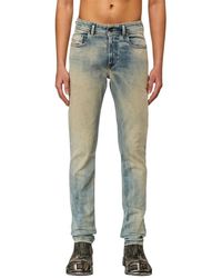 DIESEL - Jeans ,Blauw ,Katoen 5-Pocket Jeans Voor Mannen Sleenker - Lyst