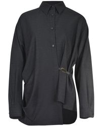 Herno - Overhemden ,Zwart ,Wol Cm 000068D 33453 9487 Overhemd - Lyst