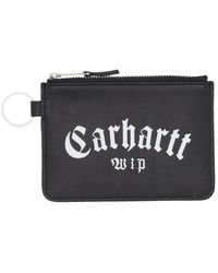 Carhartt - Accessoires ,Zwart ,Leer Onyx Zip Wallet - Lyst