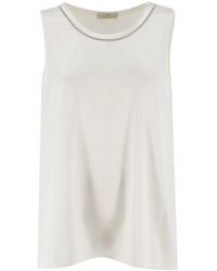 Panicale - Sleeveless Tops - Lyst