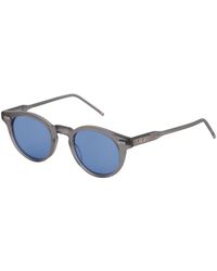 Thom Browne - Acetate Runde Sonnenbrille - Lyst