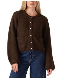 Object - Bruine Gebreide Vest Voor Vrouwen - Lyst