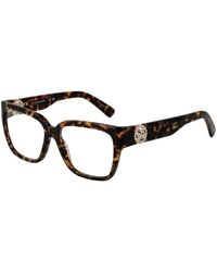 Longchamp - Braune Damen Optische Brillen Quadratischer Stil - Lyst