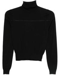 GOES BOTANICAL - Streepdetail Rolhals Trui - Lyst