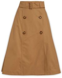 Burberry - Trench Rok - Lyst