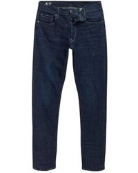 G-Star - Jeans ,Blauw ,Katoen 3301 Slim Jeans - Lyst