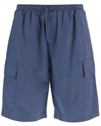 Autry - Korte Broeken ,Blauw ,Katoen Cotton Blend Shorts - Lyst