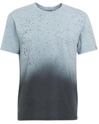 Mauro Grifoni - T-shirt girocollo con doppio bordo mezza manica con pittura - Lyst