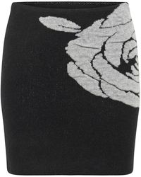 Gestuz - Schwarzer Strickrock Mit Slim Fit - Lyst
