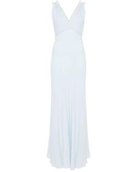 Semicouture - Elegantes Celeste Kleid - Lyst