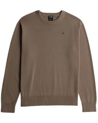 G-Star - Truien & Vesten ,Bruin ,Katoen Core Refined R Knit - Lyst