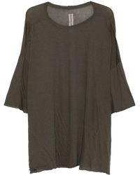 Rick Owens - Groene Polos En T-Shirts Ruwe Snit - Lyst