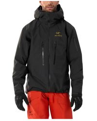 Arc'teryx - Jassen ,Zwart ,Leer Alpha Sv Jacket 24K - Lyst