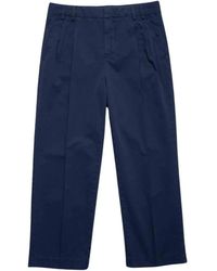 Aspesi - Broeken ,Blauw Lange Broek - Lyst