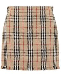 Burberry - Short Skirts - Lyst