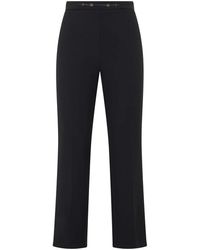 Elisabetta Franchi - Straight Trousers - Lyst