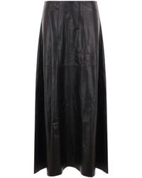 Arma - Rokken ,Zwart ,Leren Rok - Lyst