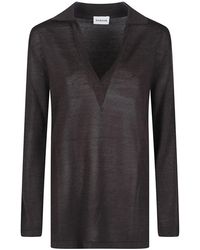 P.A.R.O.S.H. - V-Neck Knitwear - Lyst