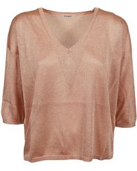 Kangra - V-Neck Knitwear - Lyst