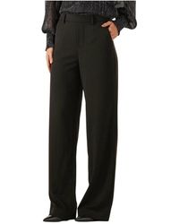 Object - Broeken ,Zwart ,Polyester Objlisa Wide Pant Tall - Lyst