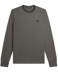 Fred Perry - Long Sleeve Tops - Lyst