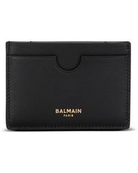 Balmain - Anthem Kalfsleer Kaarthouder - Lyst