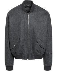 Dolce & Gabbana - Wool Bomber Jacket - Lyst