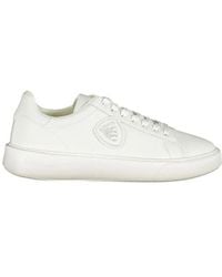 Blauer - Weiße Leder Herren Sneaker Street Style - Lyst
