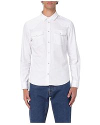 Dondup - Weiße Baumwollhemd Klassischer Stil - Lyst