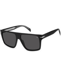 David Beckham - Zwart/Grijs Zonnebril Db 7149/S - Lyst