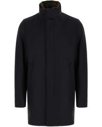Herno - Jassen ,Blauw ,Stijlvolle Pufferjas - Lyst