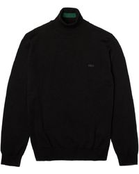 Lacoste - Truien & Vesten ,Zwart ,Zwarte Sweatshirt Voor Mannen Aw 23 - Lyst
