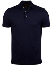 Stenströms - Tops ,Blauw ,Linnen Linnen Polo Shirt - Lyst