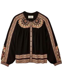 Ba&sh - Overhemden ,Zwart ,Valda Blouse - Lyst