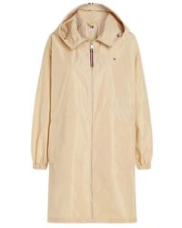 Tommy Hilfiger - Jassen ,Polyester Winddichte Parka Met Capuchon En Zakken - Lyst