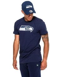 KTZ - Seattle seahawks logo tee schwarz - Lyst