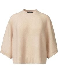 Fabiana Filippi - Beiger Paillettenverzierter Pullover - Lyst
