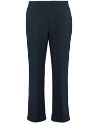 Aspesi - Wide Trousers - Lyst