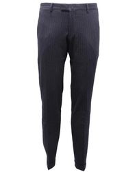 BRIGLIA - Slim Fit Pinstripe Jersey Hose - Lyst