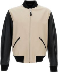Givenchy - Jassen ,Zwart ,Katoen Mix Material Blouson - Lyst