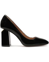 Kazar - Lackleder Pumps Mit Eckiger Spitze - Lyst