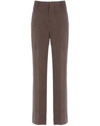 BRIGLIA - Broeken ,Bruin ,Lutetia Palazzo Broek - Lyst