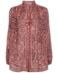 Zimmermann - Overhemden ,Roze ,Tuniek Top - Lyst