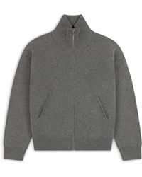 Axel Arigato - Truien & Vesten ,Grijs ,Wol Core Zip-Up Sweater - Lyst