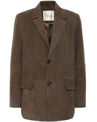 My Essential Wardrobe - Delicioso Wildleder Blazer Jacke - Lyst